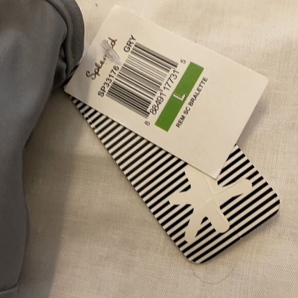 SPLENDID GRAY BRALETTE BIKINI TOP.  NEW - Picture 2 of 7